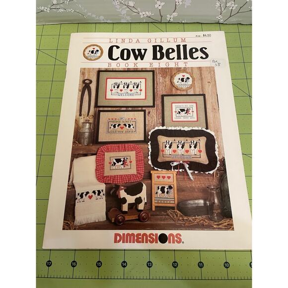 Cross Stitch Leaflet Lot Of 3 Dimensions & Leisure Arts More Sweaters Cow Belles - Picture 2 of 10